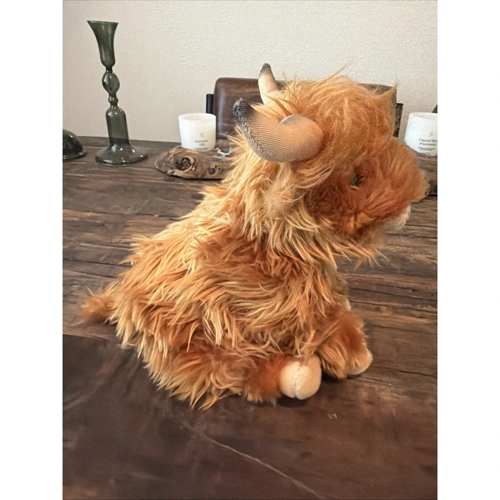 Living Nature Highland Cow Soft Toys - AN341!